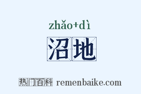 沼地是什么意思的图片